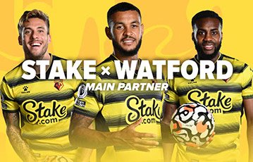 Stake is the main betting partner of Watford